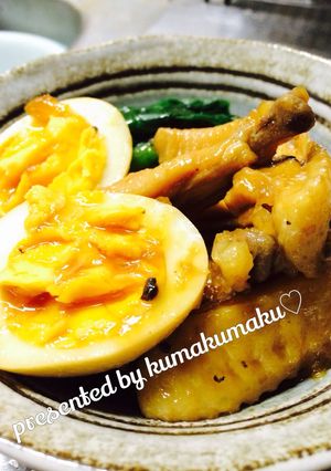 簡単なのに絶品♡鶏手羽の柚子茶煮♡-レシピのメイン写真