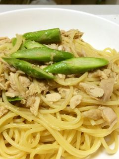 簡単♪ツナとアスパラの和風パスタ-レシピのメイン写真