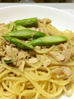 簡単♪ツナとアスパラの和風パスタ-レシピのメイン写真