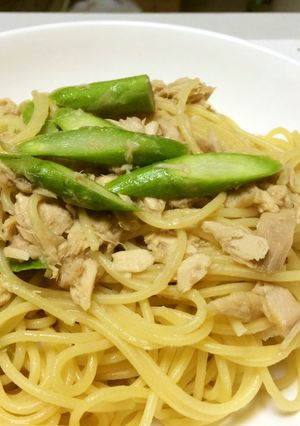 簡単♪ツナとアスパラの和風パスタ-レシピのメイン写真