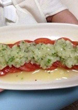 ちょっとオシャレなトマトサラダ-レシピのメイン写真