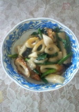 もちとちくわの磯辺炒め-レシピのメイン写真