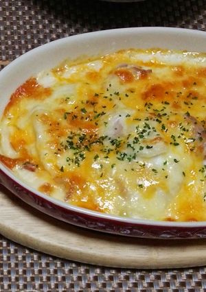 白菜とお餅のグラタン-レシピのメイン写真