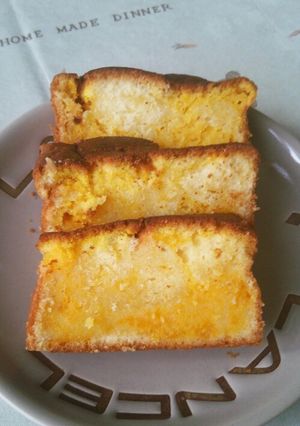 【まんが料理？】かぼちゃのパウンドケーキ-レシピのメイン写真