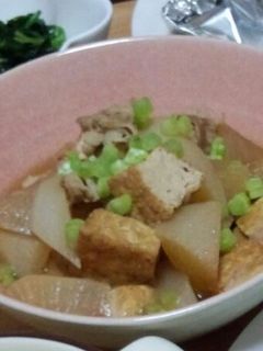 豚肉と大根と厚揚げの煮物-レシピのメイン写真