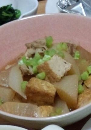 豚肉と大根と厚揚げの煮物-レシピのメイン写真