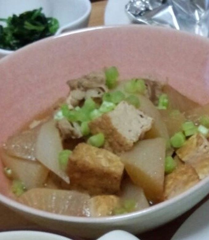 豚肉と大根と厚揚げの煮物-レシピのメイン写真