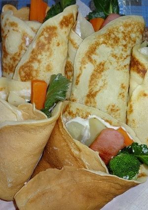 ヘルシークレープ-レシピのメイン写真