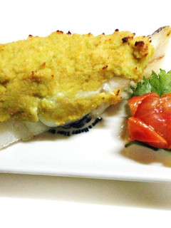 介護食【白身魚のずんだ味噌焼き】-レシピのメイン写真