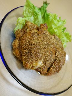 鶏ムネのたっぷりゴマ衣焼き-レシピのメイン写真