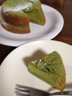 抹茶とホワイトチョコのガトーショコラ-レシピのメイン写真