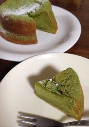 抹茶とホワイトチョコのガトーショコラ-レシピのメイン写真