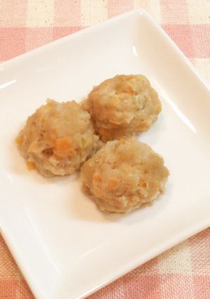 離乳食 後期 完了期☆高野豆腐入り肉団子-レシピのメイン写真