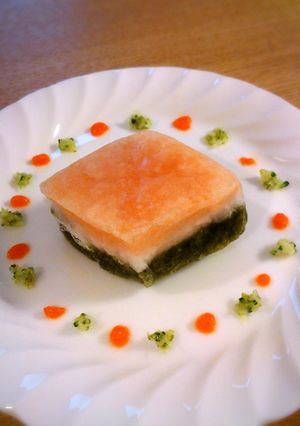 ひな祭りのお祝いに★ひし餅風離乳食-レシピのメイン写真