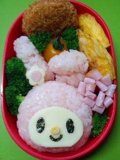キャラ弁☆サンリオ メロディちゃん-レシピのメイン写真