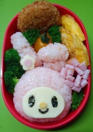 キャラ弁☆サンリオ　メロディちゃん-レシピのメイン写真