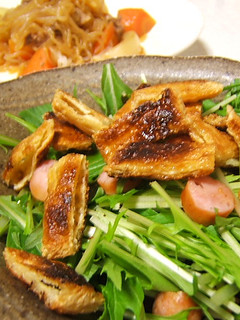水菜の香ばしサラダ-レシピのメイン写真