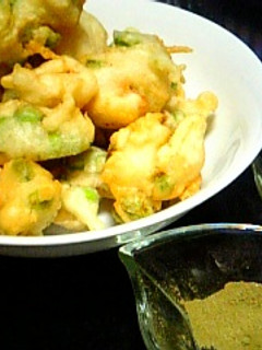 サクサクっ♪海老と枝豆の天ぷら-レシピのメイン写真