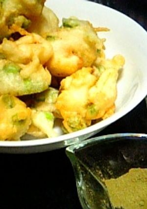 サクサクっ♪海老と枝豆の天ぷら-レシピのメイン写真