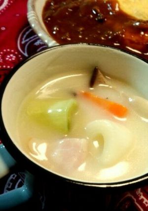 泥付き長ねぎのミルクシチュー-レシピのメイン写真