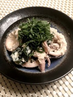 【男飯】簡単!いかのおろしマヨポン和え-レシピのメイン写真