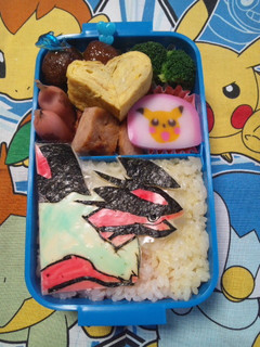 キャラ弁☆ポケモン☆イベルタル-レシピのメイン写真