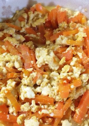 ★にんじんと豆腐だけで簡単煮★美味しい♡-レシピのメイン写真