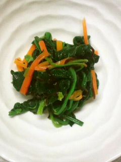 ほうれん草の塩昆布和え-レシピのメイン写真