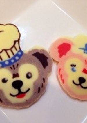 ダッフィー＆シェリーメイ☆キャラチョコ-レシピのメイン写真