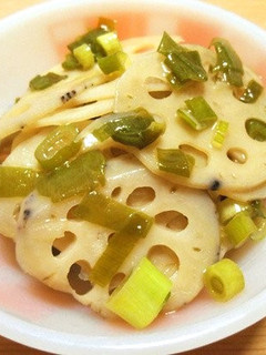 レンジdeきんぴら蓮根-レシピのメイン写真