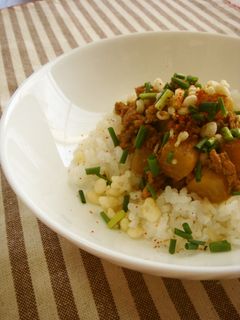大根とひき肉の和風カレー丼-レシピのメイン写真