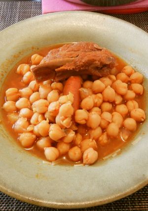 コシード料理 ひよこまめとスペアリブ-レシピのメイン写真