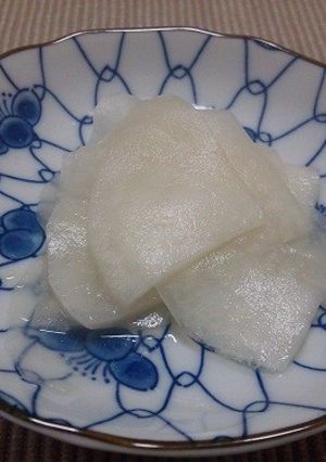 自宅で簡単、千枚漬け-レシピのメイン写真