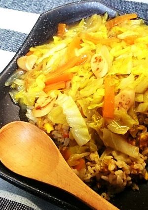 あんかけチャーハン～キャベツ・ダシダ使用-レシピのメイン写真