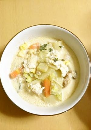 ミルクとコチュジャンのスープ-レシピのメイン写真