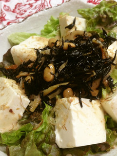 ひじきの煮物とお豆腐のサラダ-レシピのメイン写真