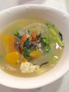 野菜の中華スープ !白湯かな?-レシピのメイン写真