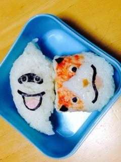 ようかいウォッチ簡単おにぎり-レシピのメイン写真