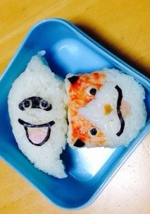 ようかいウォッチ簡単おにぎり-レシピのメイン写真