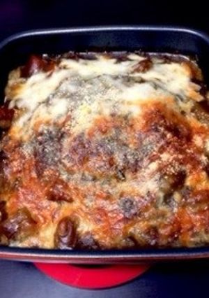 余りものでハンバーグ焼カレー-レシピのメイン写真