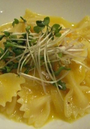 にんじんクリームソースのファルファーレ-レシピのメイン写真