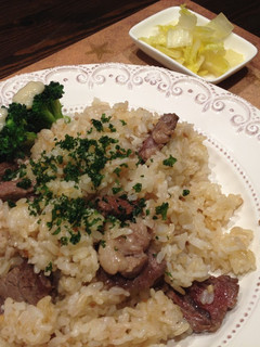 ちょっと豪勢♡母のステーキ炒飯-レシピのメイン写真