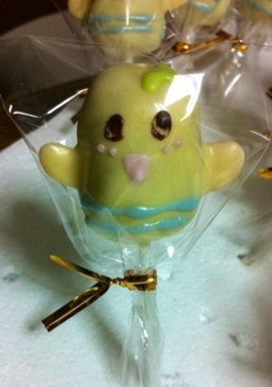 ふなっしーケーキポップ☆-レシピのメイン写真