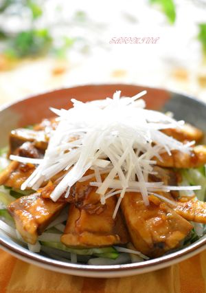 つばすのサッパリ照り焼き✿たっぷり野菜添-レシピのメイン写真