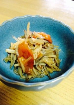 京風味＊じゃことエノキの梅風味＊-レシピのメイン写真