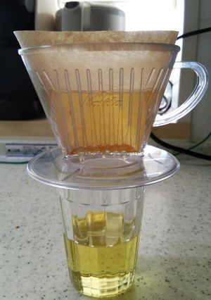 コーヒーフィルターで油こし-レシピのメイン写真