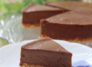 簡単！濃厚＊チョコレートNYチーズケーキ-レシピのメイン写真
