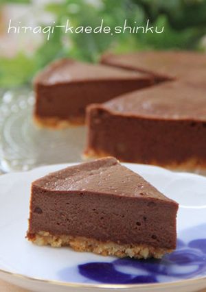 簡単！濃厚＊チョコレートNYチーズケーキ-レシピのメイン写真