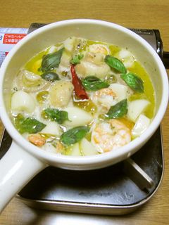 簡単なのに華やか海老のアヒージョ♪-レシピのメイン写真