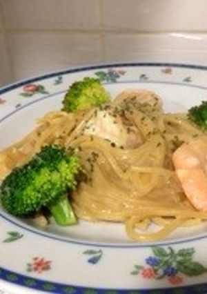本格派 エビクリームパスタ-レシピのメイン写真